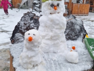 Schneemann Familie